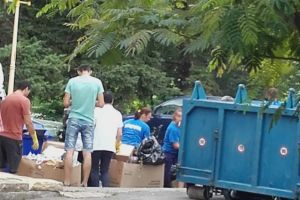 Problema deseurilor din curtea Consiliului Judetean Constanta a fost rezolvata (galerie foto)