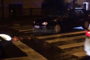 Tânăr accidentat pe trecerea de pietoni de la Grupul Şcolar