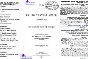 1857, Danube and Black Sea Railway and Kustendje Harbour Company