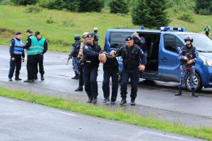 Centrul de Perfecţionare a Pregătirii Cadrelor Jandarmi Gheorgheni a participat la ceremonia militară de încheiere a Exerciţiului Internaţional Carpathians Blueshield 2018,