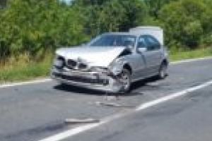 Trei maşini implicate într-un accident lângă Caransebeş