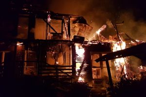 Oituz: Hanul Codreanu a luat foc