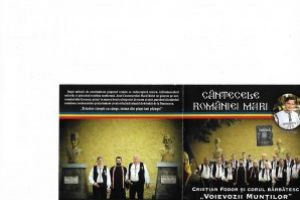 Albumul de cântece patriotice al Corului Bărbătesc „Voievozii  Munţilor”, lansat în cadrul unei emisiuni televizate