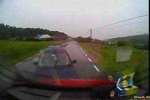 VIDEO: Momentul accidentului masinii de pompieri