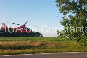 Accident de munca grav in localitatea Cogealac. Un barbat a fost ranit grav. Victima, preluata de elicopterul SMURD