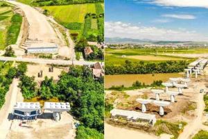 FOTO-VIDEO: Autostrada Sebeş-Turda, lotul 1: S-au reluat lucrările după ploile care au durat aproape două săptămâni