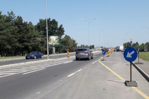 Traficul în zona pasajului nou de la Fartec, restricţionat pe timp de noapte