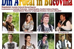 ”Din Ardeal în Bucovina” – spectacol de muzică populară