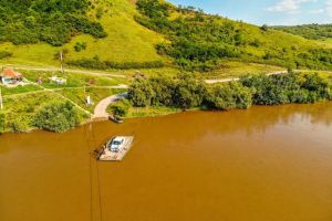 FOTO, VIDEO: Pod, în locul trecerii cu brudină, la Căpud: Investiţie de 2,3 milioane de lei, care va lega localitatea de Teiuş