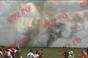 UN MIG 21 S-A PRĂBUŞIT LA BAZA AERIANĂ BORCEA. Primele informaţii despre accidentul aviatic. Breaking news