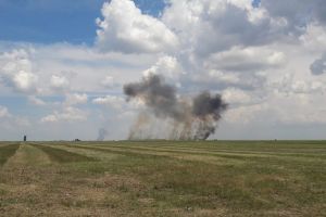 Accident aviatic în România – Un MiG-21 LanceR s-a prăbuşit în timpul unul show aviatic la Baza Aeriană Borcea