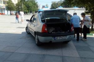 Piaţa Primăriei transformată în parcare