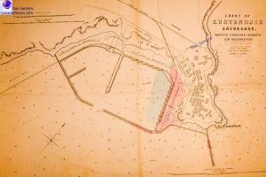 1860, Chart of Kustendje Anchorage