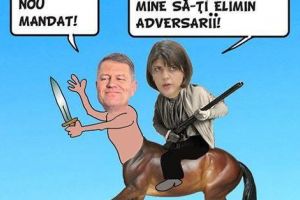 Înainte spre un nou mandat! Cu săbiuţa aia de lemn, nu prea ai spor! Lasa-mă pe mine să-ţi elimin adversarii!