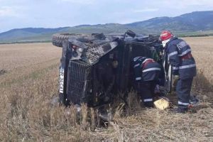 Accident cu victime la ieşirea din municipiul Gheorgheni