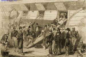 1854 iulie 15, Imbarcare soldati francezi Calais