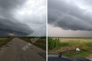 Formaţiuni noroase ciudate îi sperie pe dâmboviţeni – VIDEO