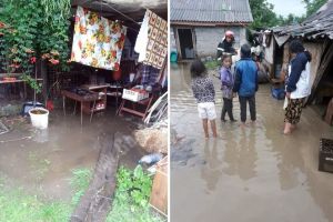 Pompierii dâmboiţeni intervin în sprijinul oamenilor ale căror gospodării sunt inundate