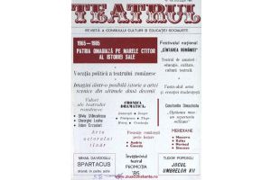 TEATRUL nr.7-8 iulie-august 1985