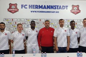 VIDEO FOTO FC Hermannstadt şi-a prezentat transferurile – Trei jucători de naţională la Sibiu