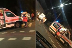 Intersecţie BLESTEMATĂ: Un nou ACCIDENT pe Andrei Şaguna (FOTO)