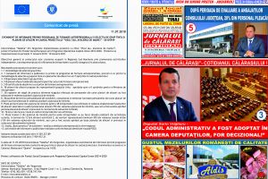 Jurnalul de Călăraşi nr. 3161 din 11 iulie 2018