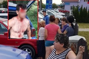 Scandalul cu furci şi topoare de la Borod: Opt bărbaţi din colonia de romi au fost reţinuţi de poliţişti