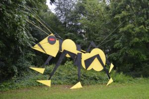 În poiana cu artă, din Parcul Mogoşoaia. Surpriza unei avanpremiere neanunţate