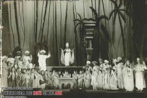 Aida Abagief in spectacolul Lakme“, 1961 