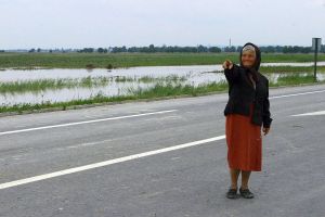 Inundaţiile au afectat jumătate din judeţul Bacău