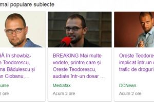 Asta explica multe! Oreste, audiat la DIICOT intr-un dosar de trafic de droguri