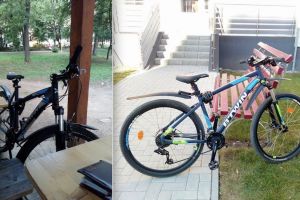 FOTO Biciclete furate în plină zi din parcare la Mall în Sibiu – Hoţii sunt greu de prins