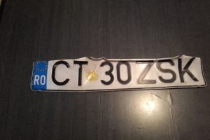 Se cauta posesorul numarului de inmatriculare CT 30 ZSK