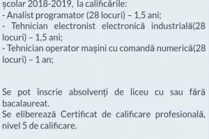 Cursuri postliceale GRATUITE, la Colegiul “Spiru Haret” Ploieşti