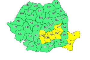 DÂMBOVIȚA: Atenţionare meteo Cod Galben de ploi însemnate până la ora 22:00! Cum va fi vremea în weekend
