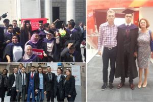 Fiul antrenorului Marian Dinu a absolvit la Solent University, in Anglia. La festivitate au fost prezenti si parintii sai (galerie foto)