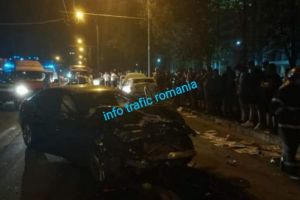 Tragedia noptii in Romania. Carambol rutier. Patru victime. O femeie a murit pe loc