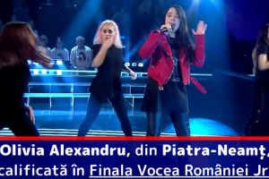 Olivia Alexandru, din Piatra-Neamţ, a reuşit performanţa să se califice în Finala Vocea României Jr