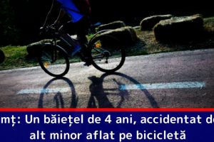 Neamţ: Un băieţel de 4 ani, accidentat de un alt minor aflat pe bicicletă