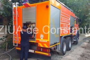 Incendiu in curtea Spitalului de Boli Infectioase din Constanta!