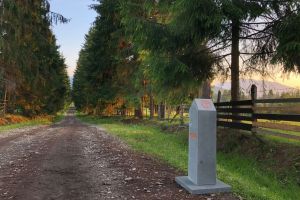 Via Transilvanica: Se pun primele borne kilometrice. Andreea Esca, la amplasarea lor pe ”drumul care uneşte”