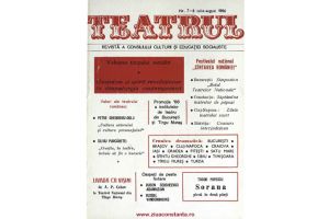 TEATRUL nr.7 august 1986