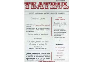 TEATRUL nr.1 ianuarie 1987