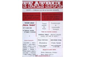 TEATRUL nr.7-8 iulie-august 1987