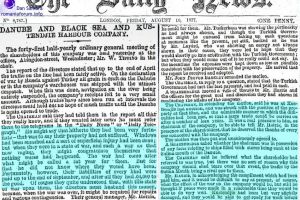 10 august 1877, The Daily News