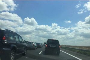 TRAFIC BLOCAT pe AUTOSTRADA spre Mare! Se circulă INFERNAL înainte de Feteşti. Motivul este REVOLTĂTOR