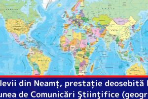 Elevii din Neamţ, prestaţie deosebită la Sesiunea de Comunicări Ştiinţifice la disciplina geografie