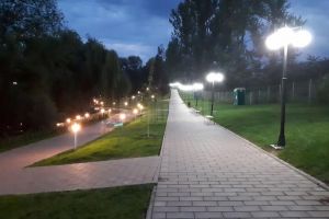 S-au aprins luminile la zona de agrement a Sucevei