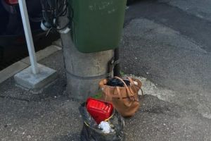 Unor piteşteni le e lene şi să-şi pună gunoiul în coş