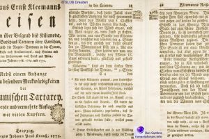 Calatoria lui Nikolaus Ernst Kleeman, 1768